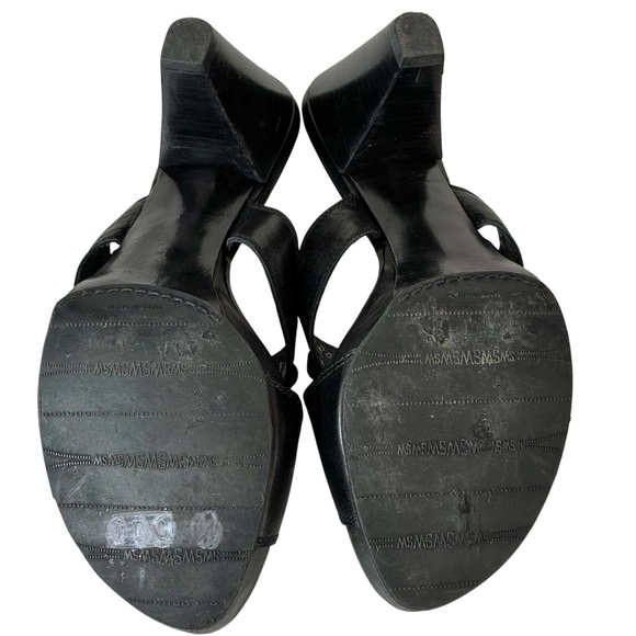 STUART WEITZMAN Black Leather Heel - Picture 11 of 13